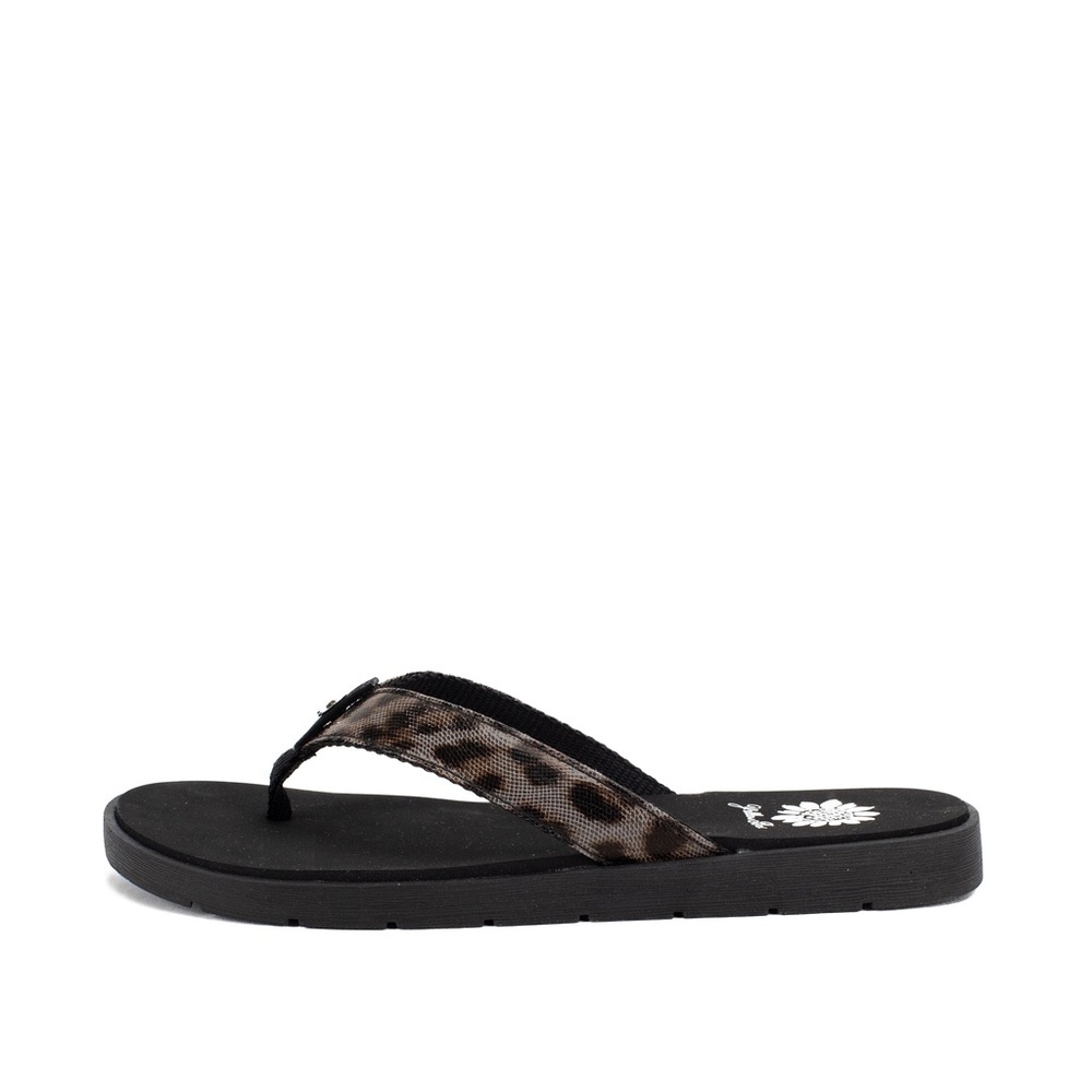 YELLOW BOX FLIP FLOPS FARTHER COLOR GRAY NEW IN BOX MEDIUM WIDTH